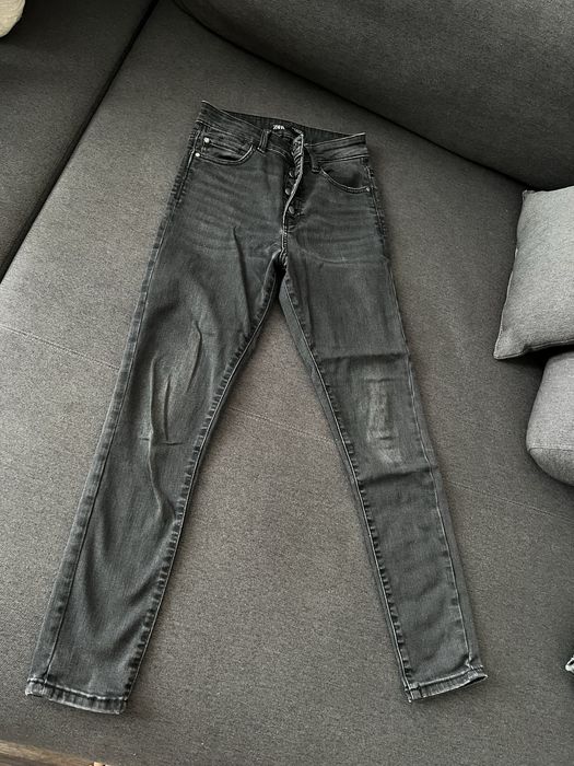 Чорні скіні джинси жіночі Zara 36 розміру