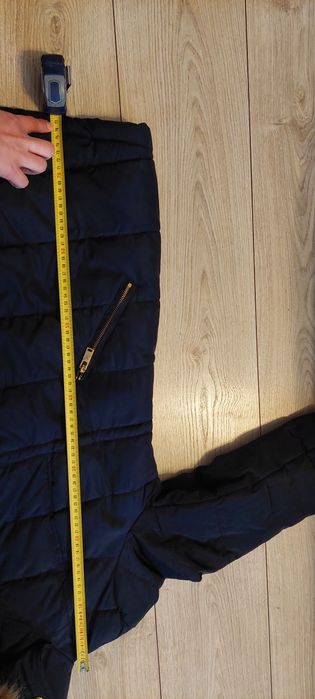 Kurtka ciążowa zimowa H&M Mama, rozmiar S, kolor granatowy