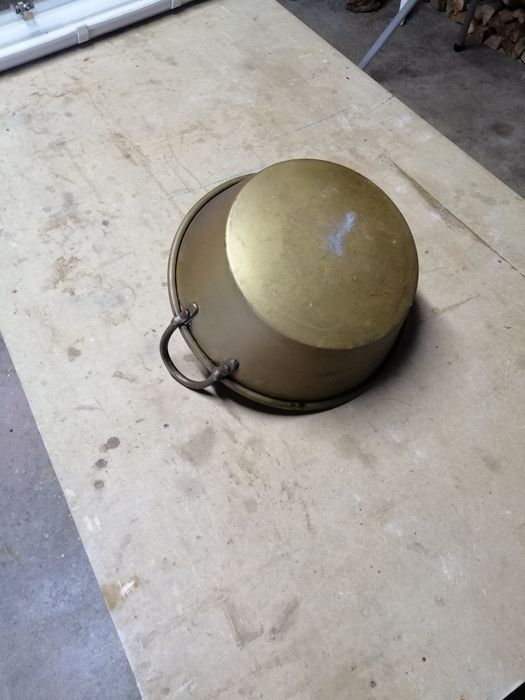 Panela em cobre para decoração