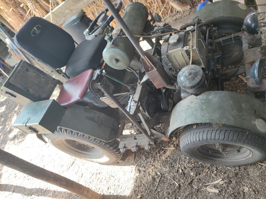 Мини трактор самодельний 10лс.