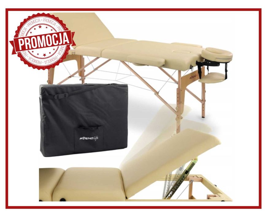 Nowoczesne ŁÓŻKO STÓŁ Do Masażu Składany Pokrowiec Habys (PROMOCJA)
