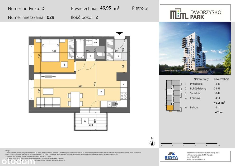 Dworzysko Park | nowe mieszkanie D029