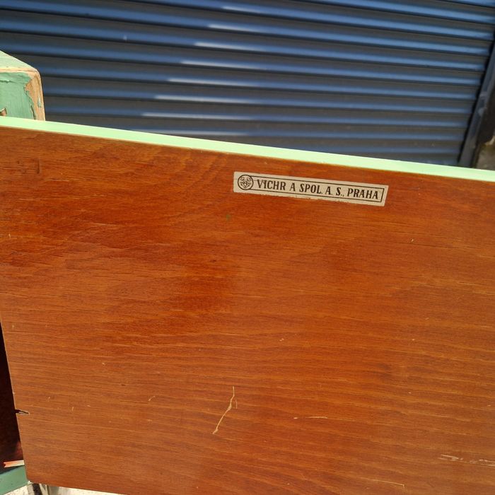 Para szafek- Bauhaus chrom sygnowane Vintage Design