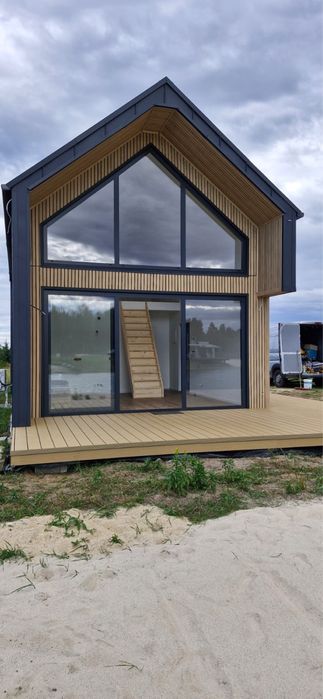 Nowoczesna Stodoła / Domek drewniany / dom z drewna / 35m2 /Całoroczny