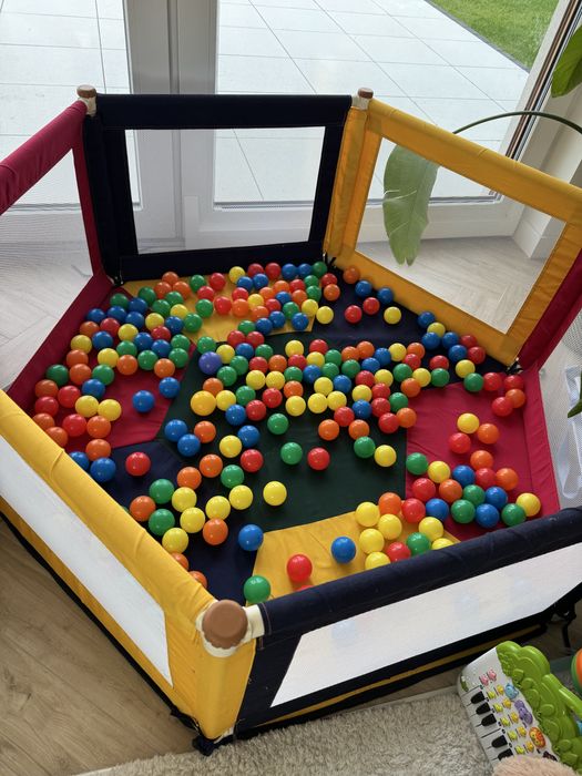 Tikk Tokk Kojec Dla Dziecka Pokano Trójkolorowy Hex 160x140cm