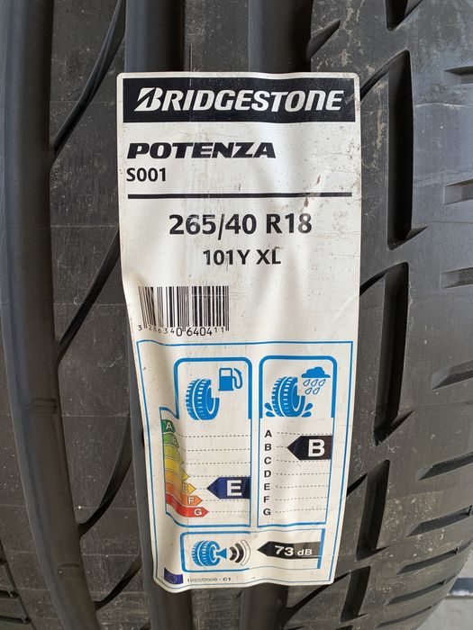 (10шт) нові 265/40R18 Bridgestone Potenza S001 (101Y XL) літні шини