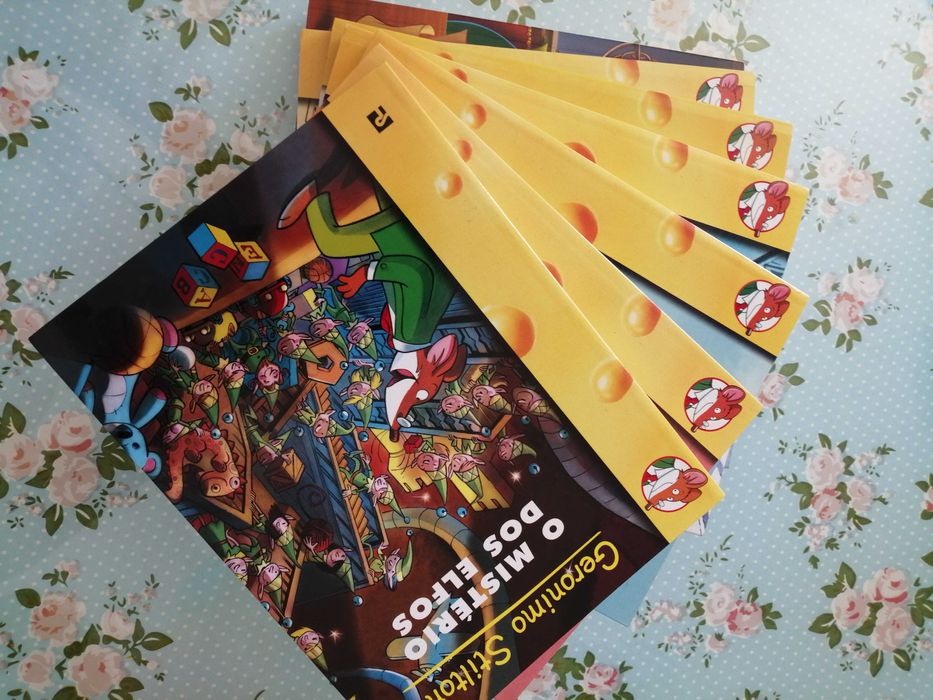 7 volumes livros infato-juvenis "Geronimo Stilton"