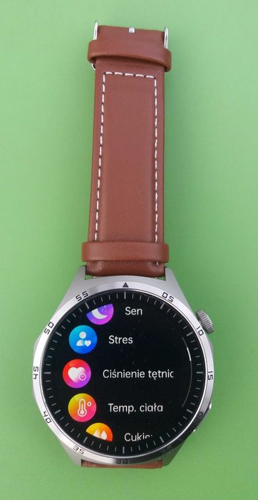 Smartwatch 2025 zegarek pomiary EKG ciśnieniomierz glukoza inne amoled