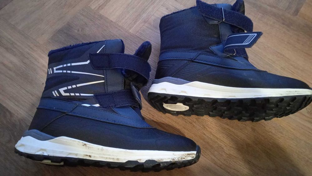 Buty zimowe chłopięce na rzepy rozmiar 37