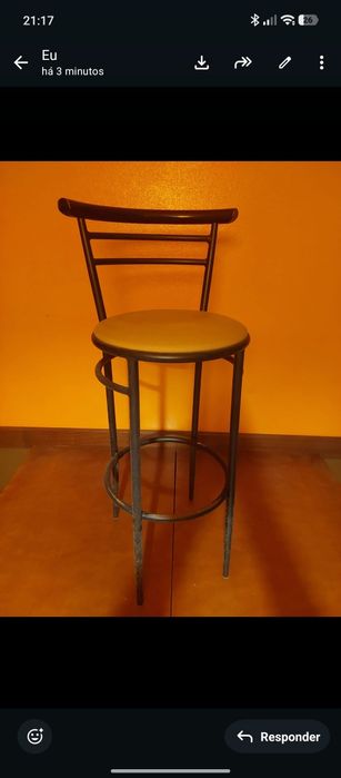 Banco de bar modelo clássico