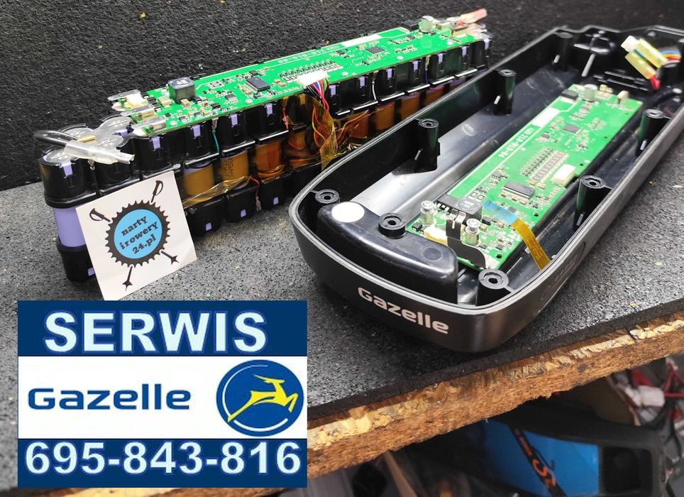 bateria gazelle impulse na bagaznik złacze magnetyczne sprawna testowana