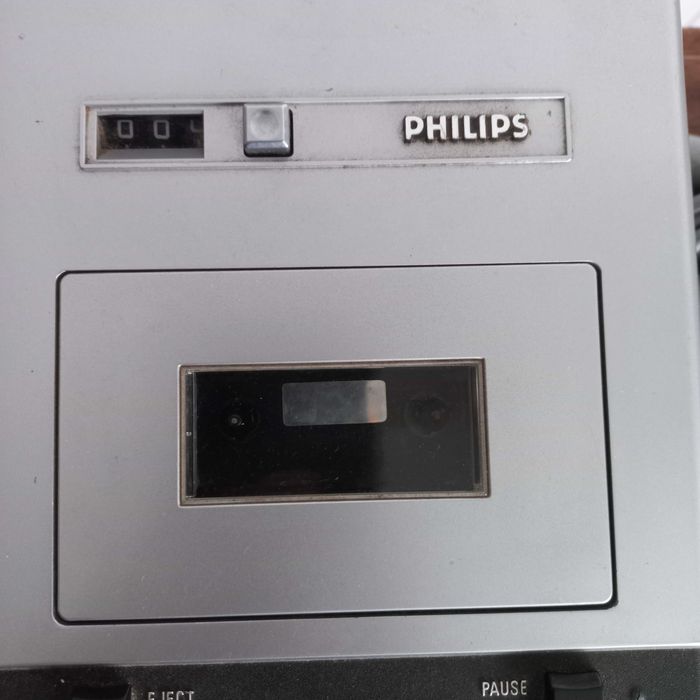 Gravador/Leitor de cassetes Philips