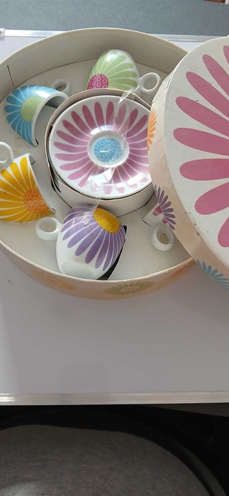 Conjunto de 6  chavenas de café