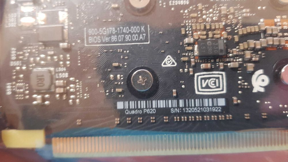 Видеокарта PNY Quadro P620 V2 2GB GDDR5 128bit (VCQP620V2-SB)