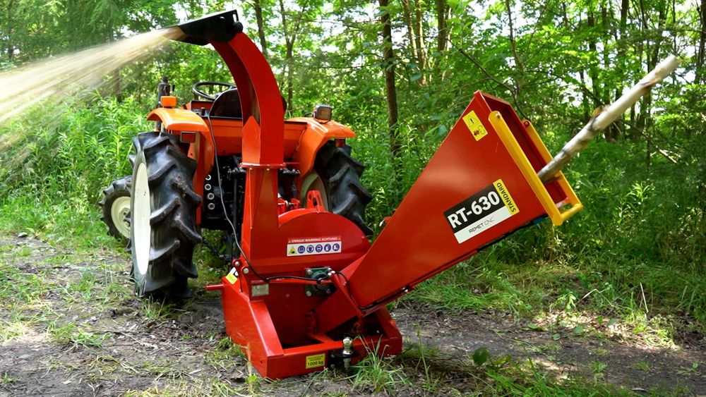 rębak do gałęzi REMET RT-630 == nowy rozdrabniacz tarczowy = REBAKI
