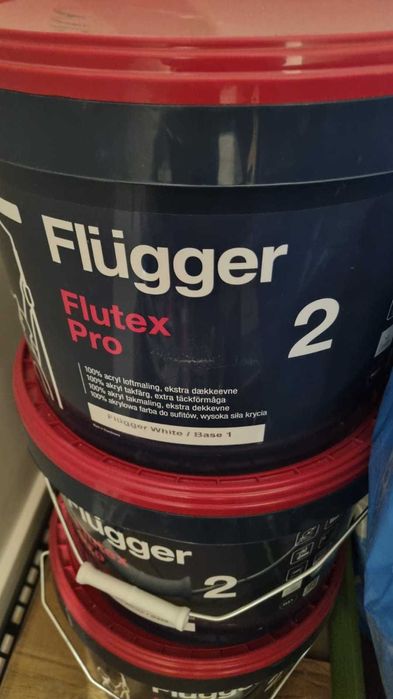 Farba Flügger Flutex Pro biała 10 L