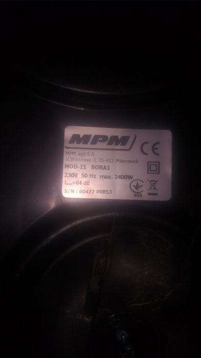 Odkurzacz wodny BORA1  2400W