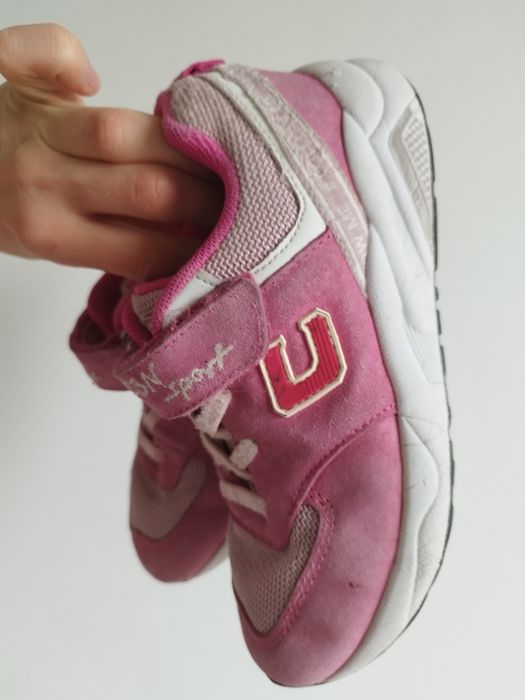 Buty dla dziewczynki na rzepy adidasy