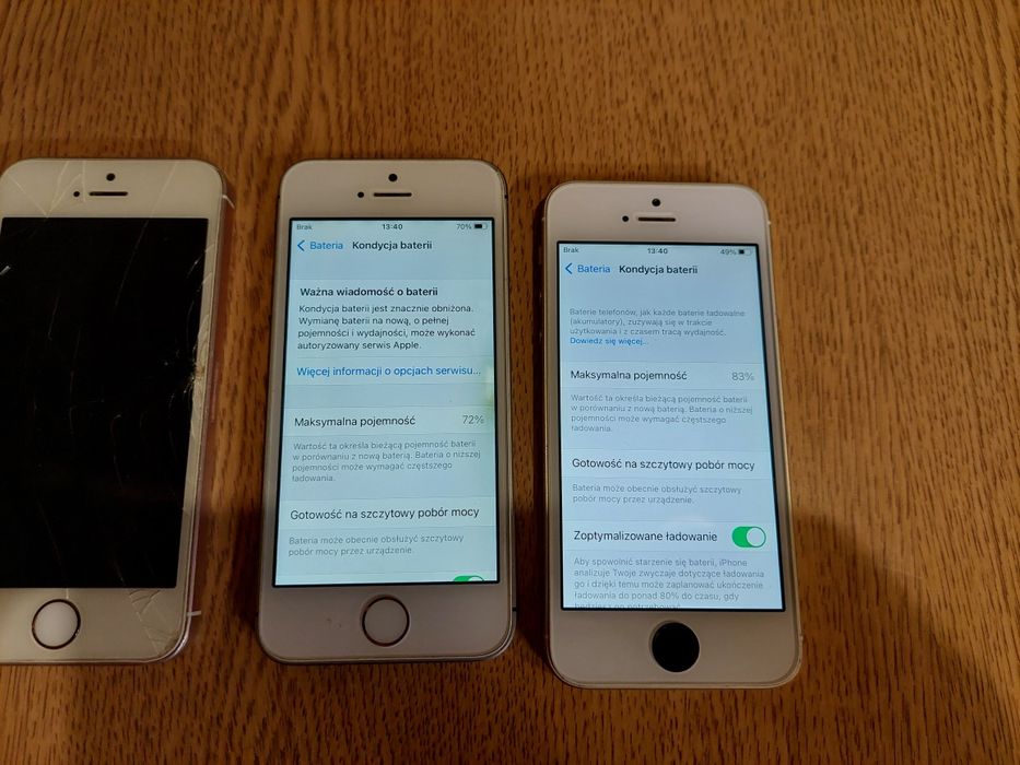 4x iPhone se pierwszej generacji