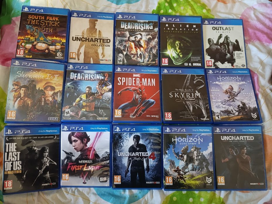 Диски Playstaion 4