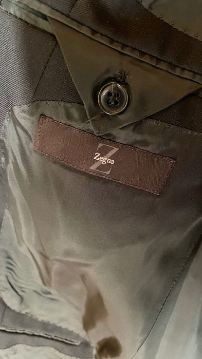 Casaco blazer preto Zegna novo tamanho 50