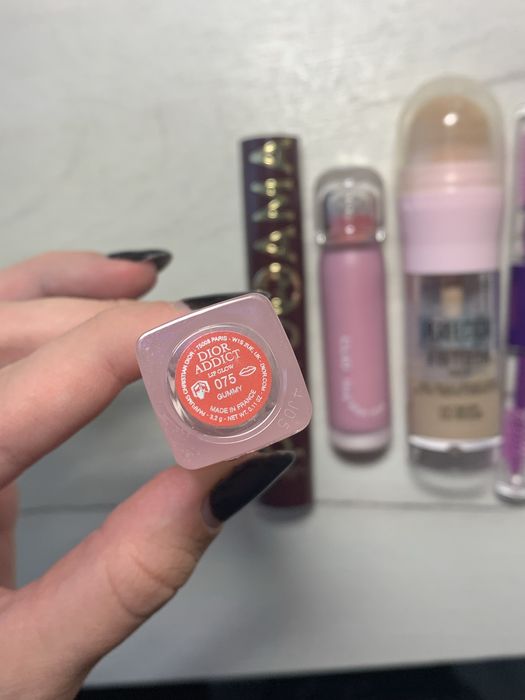 Косметика Dior lip glow, Clio, Maybelline, L’Oreal, Lamel