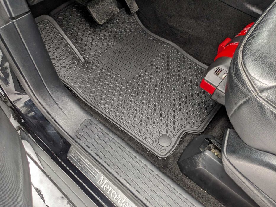 Гумові килимки в салон Mercedes ML GLE GL GLS 166 Мерседес коврики МЛ
