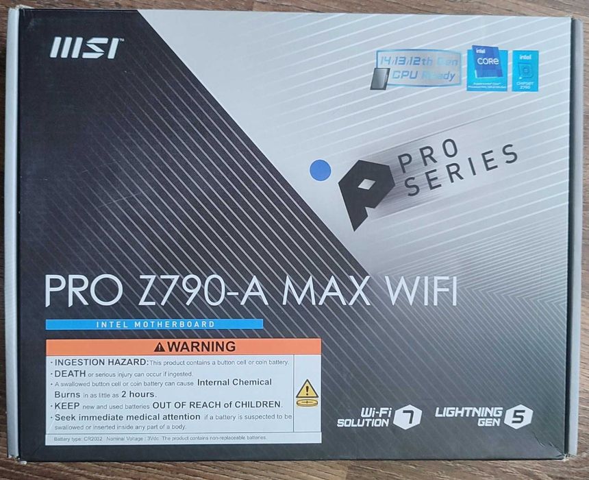 Материнська плата MSI Pro Z790-A MAX WIFI (s1700, Intel Z790, PCI-Ex16)
