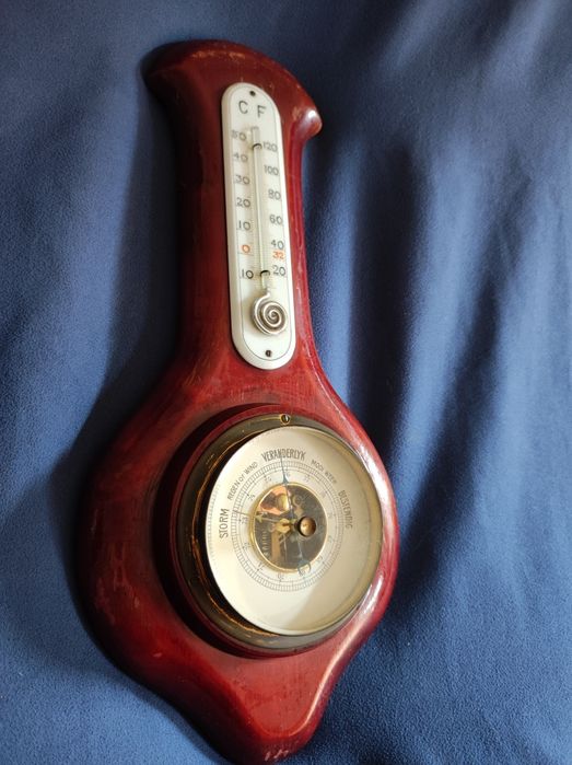 Barometr holenderski oryginalny ArtDeco