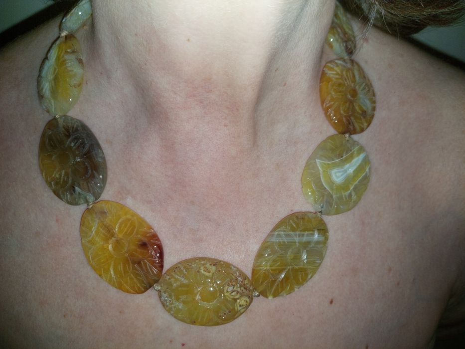 Colar Citrinos com 11 pedras