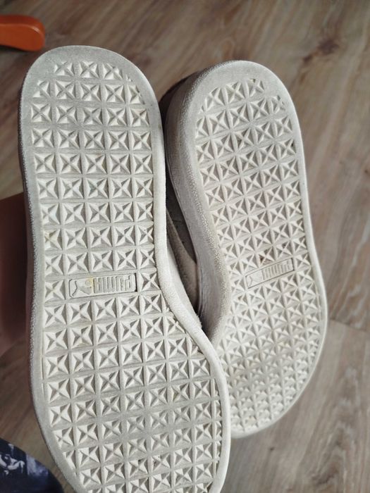 Szare trampki puma suede