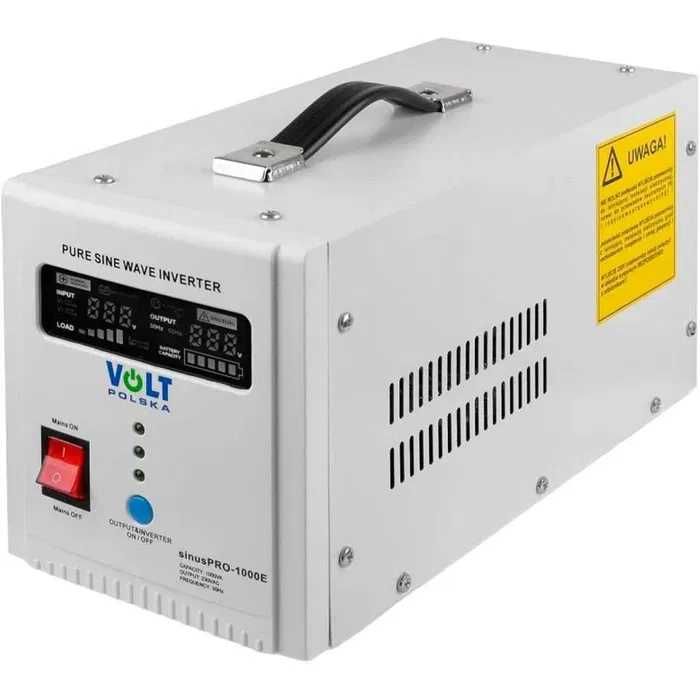 ДБЖ/ИБП/інвертор 1000W 12/220V із зарядкою чистий синус для КОТЛІВ