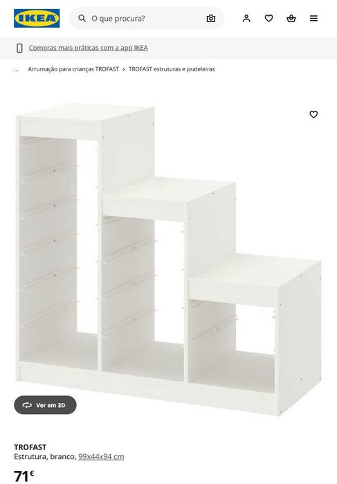 Móvel IKEA TROFAST 6 gavetas  pequenas + 3 grandes.