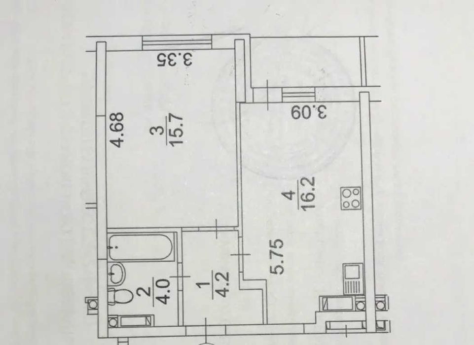 Продаж видової 1-кімнатної квартири ЖК О’Кланд Ok'land Повітряних Сил