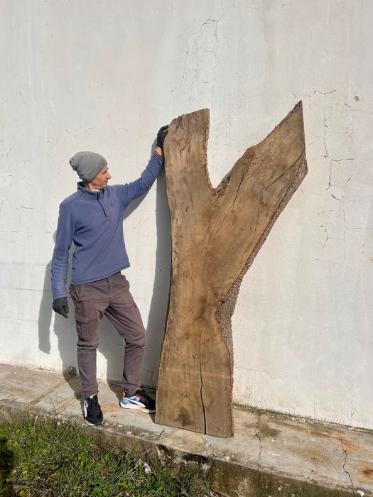 Prancha de Oliveira Maciça — Peça Única