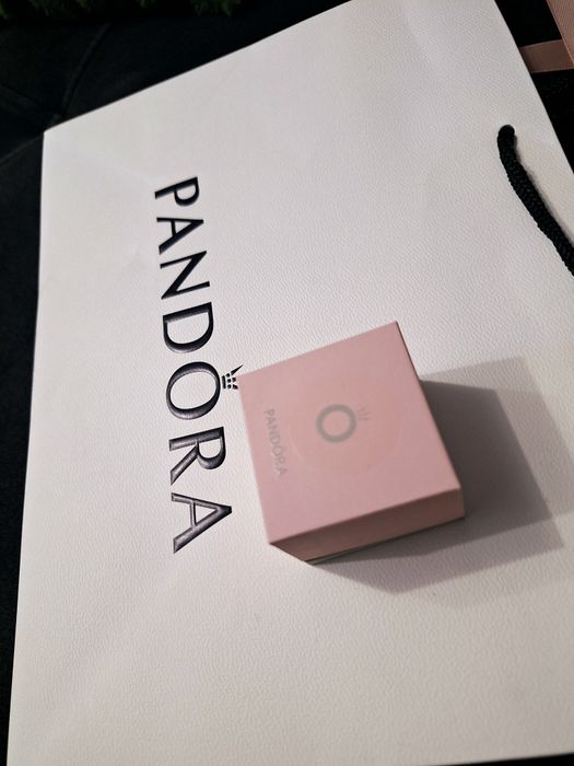 Torebka + Pudełko Prezentowe Pandora • na Charms Kolczyki Pierścionek