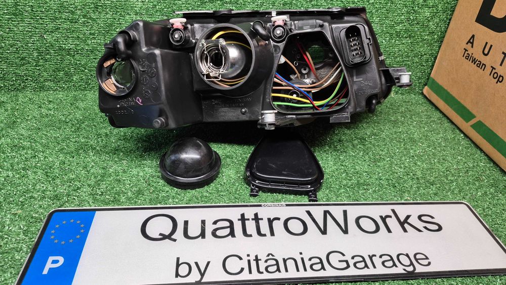 VW Passat B5(3BG)10.00-11.05-ÓTICA/FAROL FRENTE ESQUERDO NOVO EMBALADO