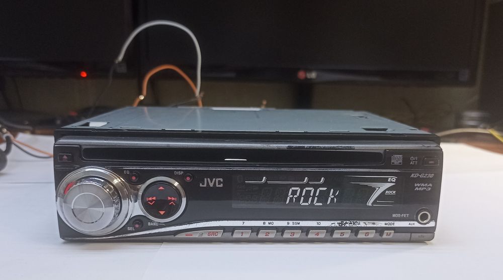 Автомагнитола CD/MP3/AUX/LINE OUT JVC KD-G230