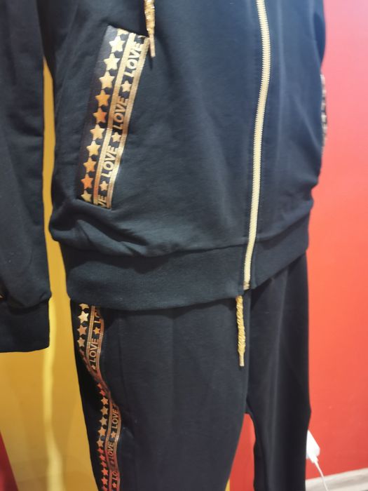 Komplet dres bluza zamek kieszonki