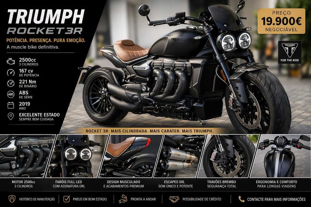 Triumph Rocket 3R Black Edition