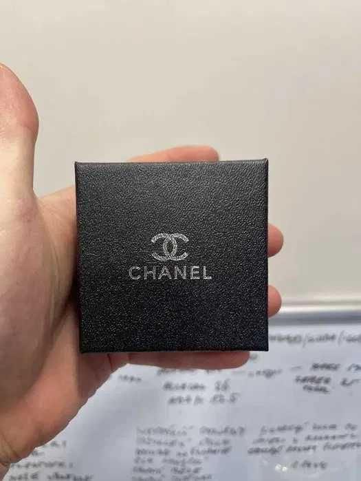 kolczyki złote chanel oryginalne nowe do uszu błyszczące