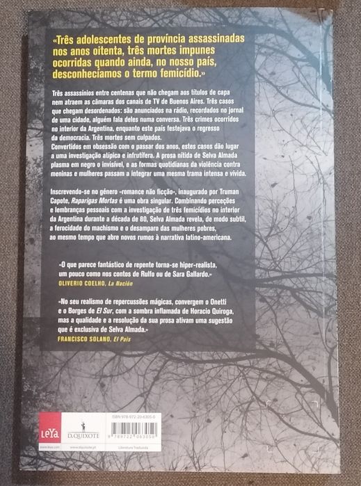 Raparigas Mortas Selva Almada