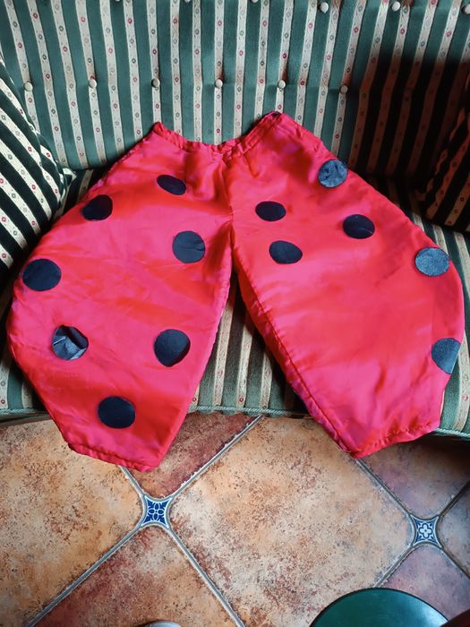 Przebranie za biedronkę spodenki