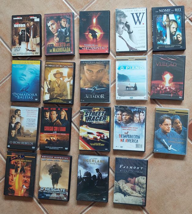 Diversos filmes em DVD