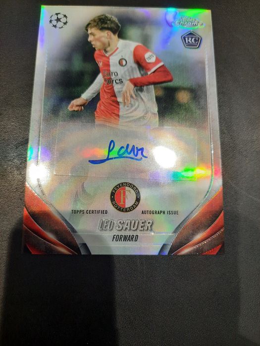 Футбольна картка автограф Leo Sayer