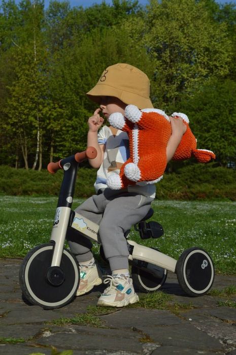 Біговел велосипед 3 в 1 Kinderkraft 4Trike Silver Grey