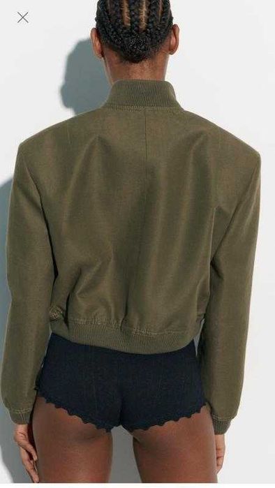 Бомбер Зара ZARA куртка жакет пиджак