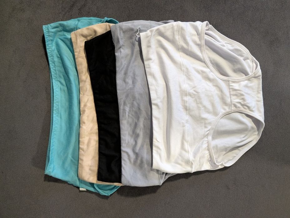 Majtki ciążowe 5 sztuk miękkie wysoki stan idealne po CC delikatne