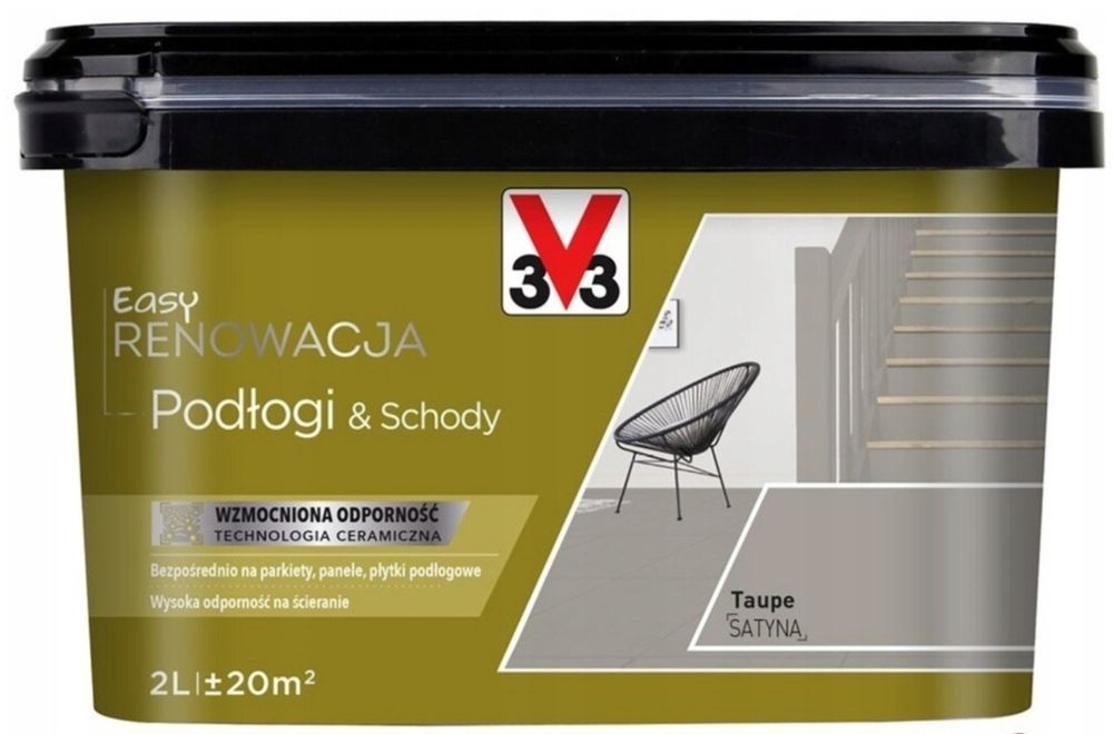 Farba do podłóg i schodów 2l satyna Tytan
