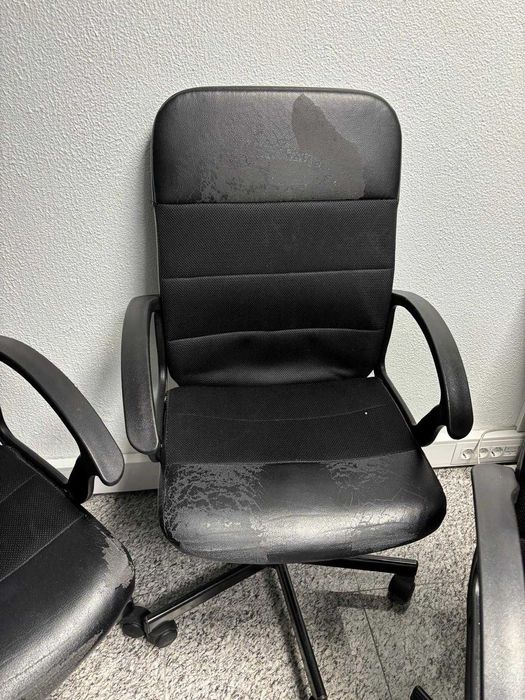 Conjunto de 7 cadeiras de escritório ikea